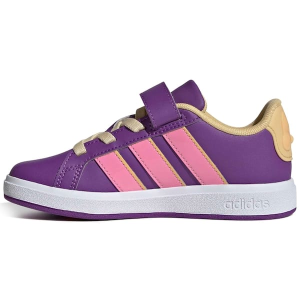 Vista 2 Tênis Infantil adidas Grand Court Disney Minnie Adidas ROXO/ROSA