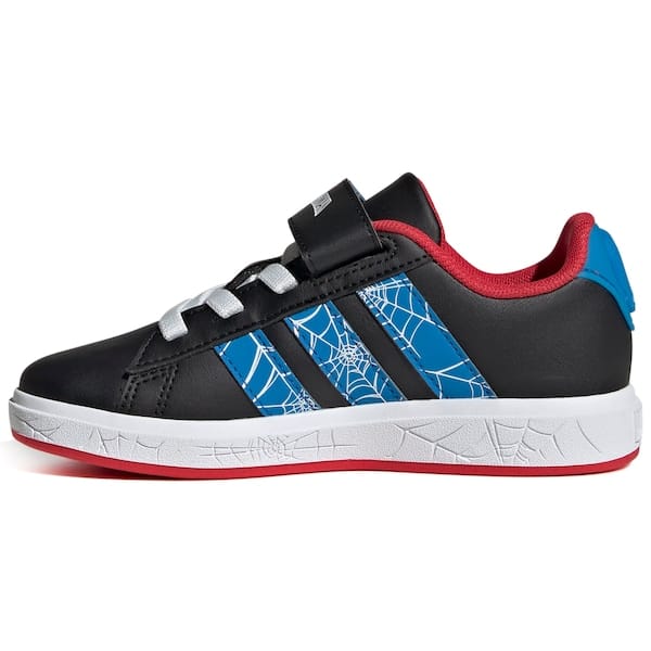 Vista 2 Tênis Infantil adidas Grand Court x Marvel Spider-Man Adidas PRETO/AZUL
