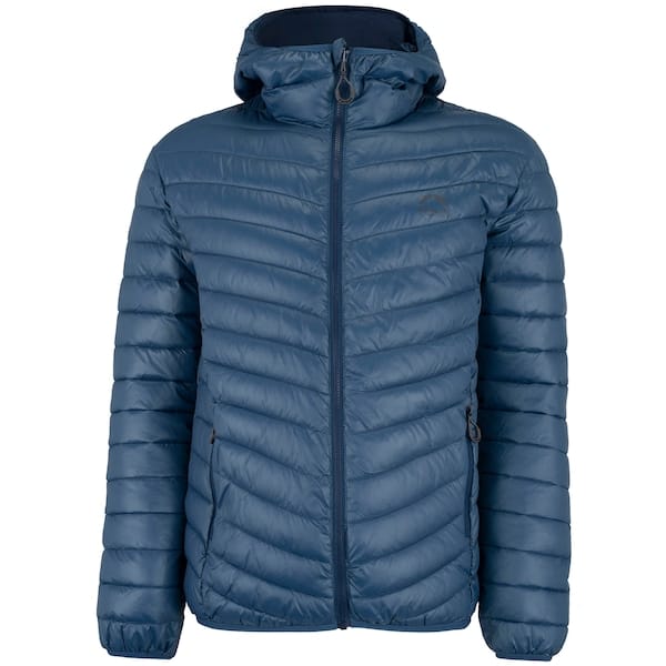 Vista principal Jaqueta Masculina Puffer Patagônia Kailash AZUL ESCURO