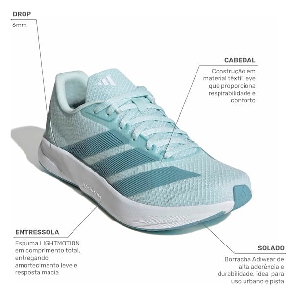 Vista 2 Tênis Feminino adidas Duramo RC2 Adidas AQUA