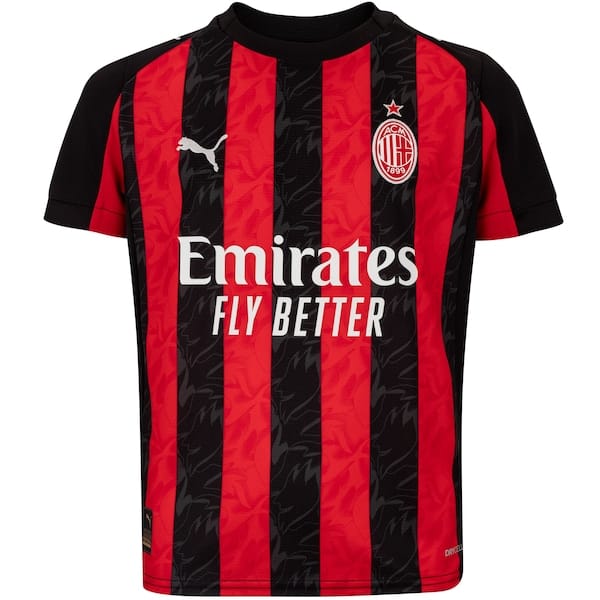 Camisa do Milan I 25 Torcedor Puma Infantil