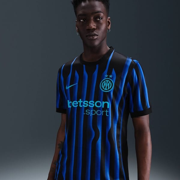 Vista 2 Camisa do Inter de Milão I 25/26 Torcedor Pro Nike Masculina Nike PRETO