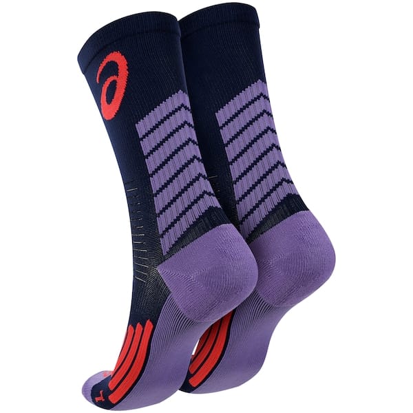 Vista 2 Meia Cano Alto ASICS Rally Crew Adulto ASICS AZUL ESC/ROXO ESC