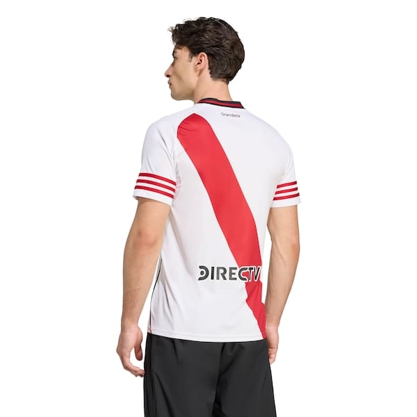 Vista 2 Camisa River Plate I 25/26 Torcedor adidas Masculina Adidas BRANCO