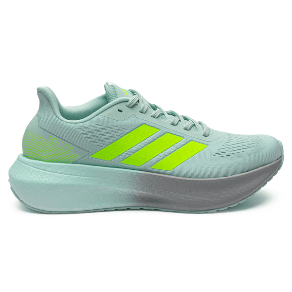 Vista principal Tênis Feminino adidas Boost Run Adidas VERDE/CINZA