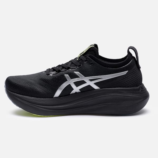 Vista 2 Tênis Masculino ASICS Gel-Nimbus 27 Luxe ASICS PRETO/CINZA