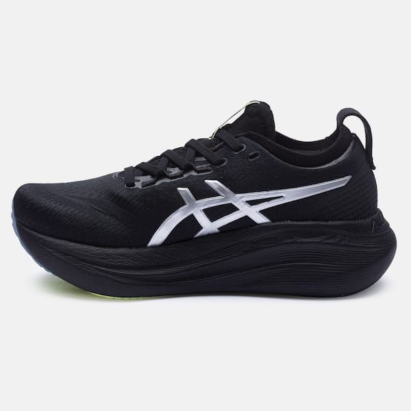 Vista 2 Tênis Feminino ASICS GEL-Nimbus 27 Luxe ASICS PRETO/CINZA