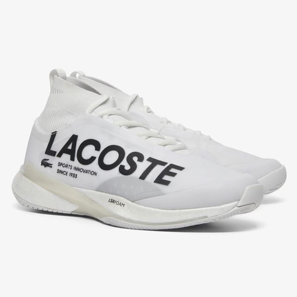 Vista 2 Tênis Masculino Lacoste Ag-Lt25 Lite Sock Lacoste BRANCO/BRANCO