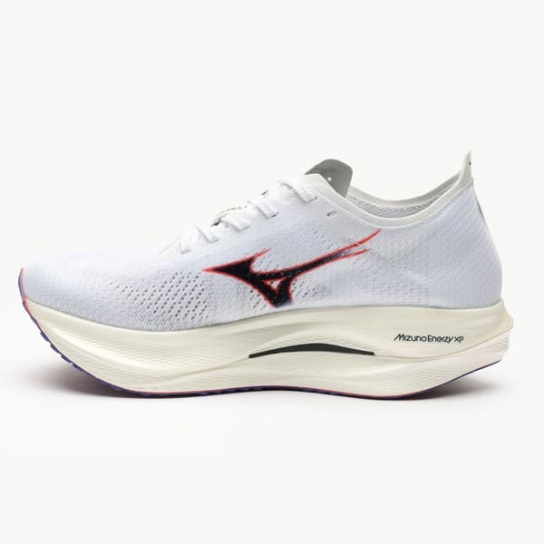 Vista 2 Tênis Mizuno Wave Rebellion Pro Low Mizuno BRANCO/CORAL