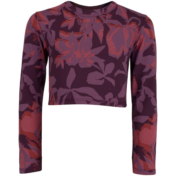 Vista 2 Conjunto Infantil Oxer Camiseta Manga Longa + Sunkini UV Estampado Oxer ROXO ESCURO