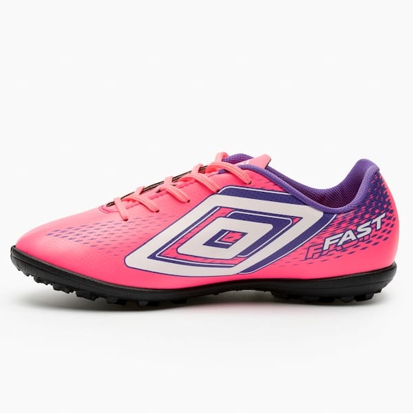 Vista 2 Chuteira Society Adulto Umbro Fast II Umbro ROSA/ROXO CLA