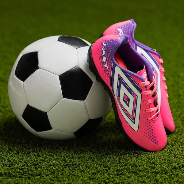 Vista 2 Chuteira Society Júnior Umbro Fast II Umbro ROSA/ROXO CLA