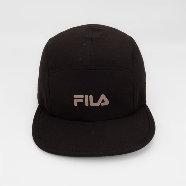 Vista 2 Boné Adulto Fila Fast 5 Panel Aba Reta Fila PRETO