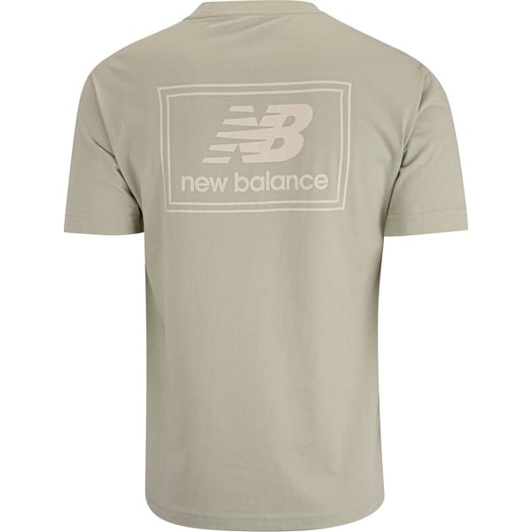 Vista 2 Camiseta New Balance Woven Label Masculina New Balance VERDE