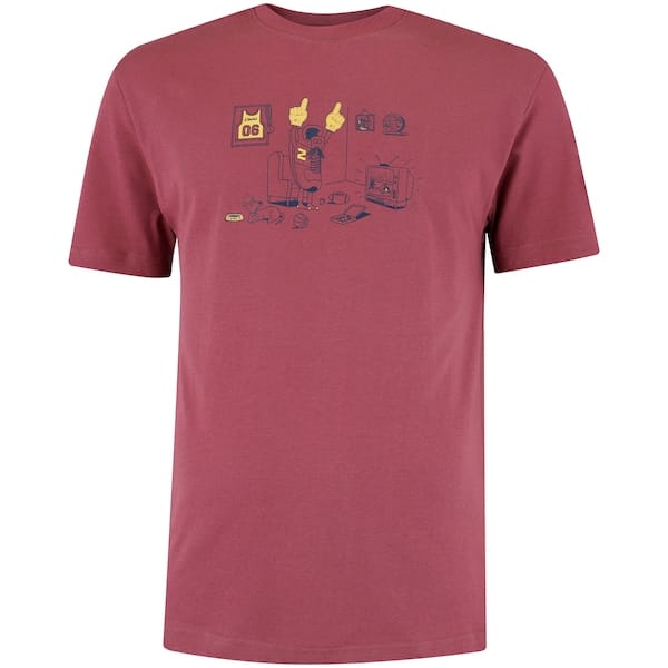 Vista principal Camiseta New Balance New Fun Masculina New Balance VINHO