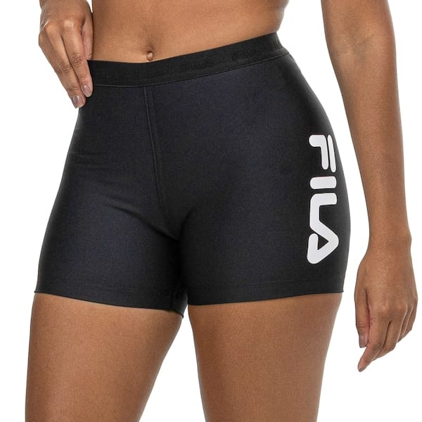 Vista principal Bermuda Fila Train Elastic Feminina Fila PRETO