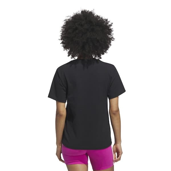 Vista 2 Camiseta adidas Abstract Feminina Adidas PRETO