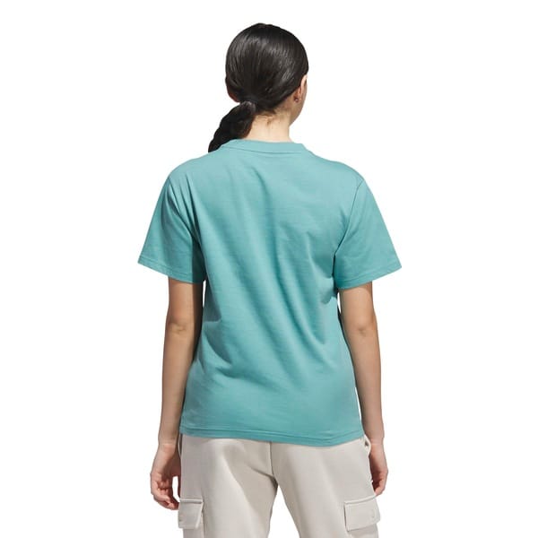 Vista 2 Camiseta adidas Floral Feminina Adidas VERDE