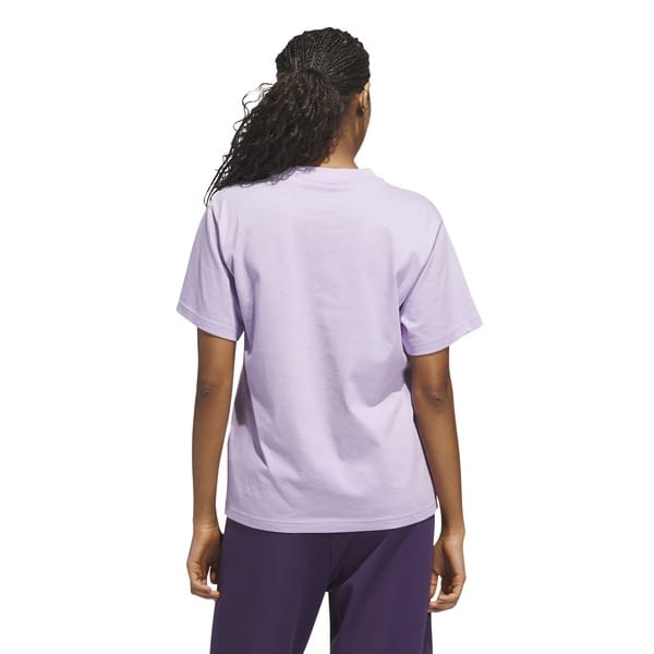 Vista 2 Camiseta adidas Airbrush Feminina Adidas ROXO CLARO