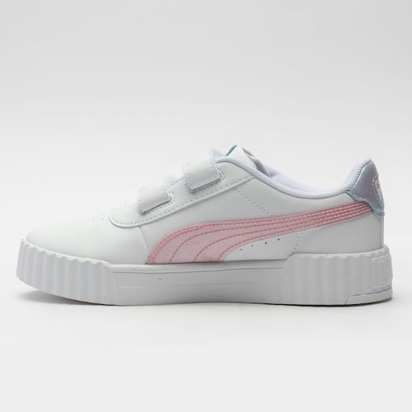 Vista 2 Tênis Infantil Puma Carina 3.0 Blurry Dreams Puma BRANCO/ROSA