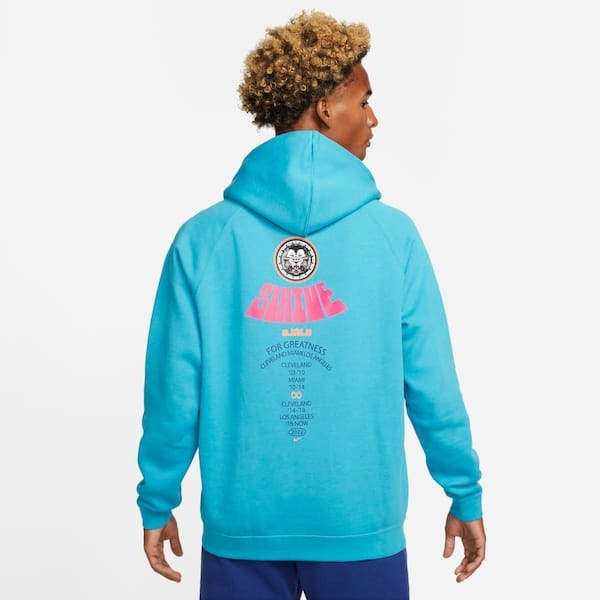 Vista 2 Blusão Lebron James Nike Masculino Nike AZUL
