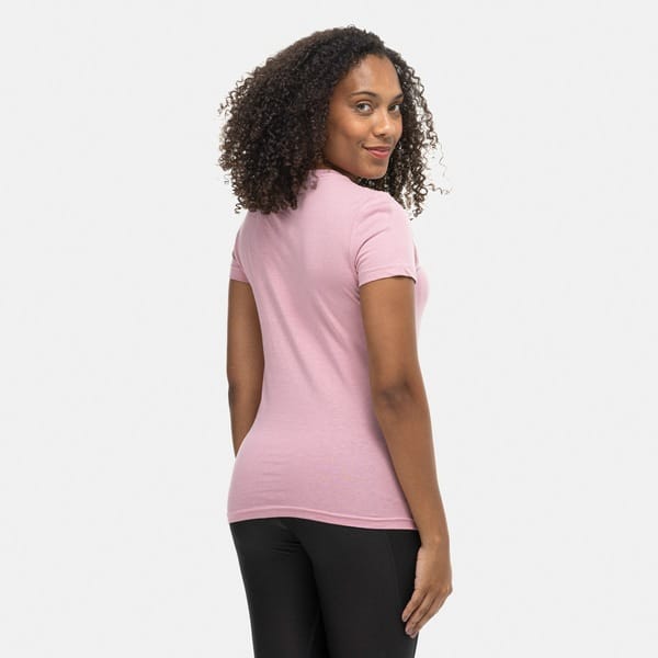 Vista 2 Camiseta Puma Essential Small Logo Feminina Puma ROSA