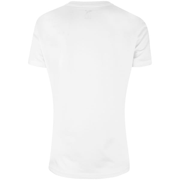 Vista 2 Camiseta PUMA Essential Metallic Feminina Puma BRANCO