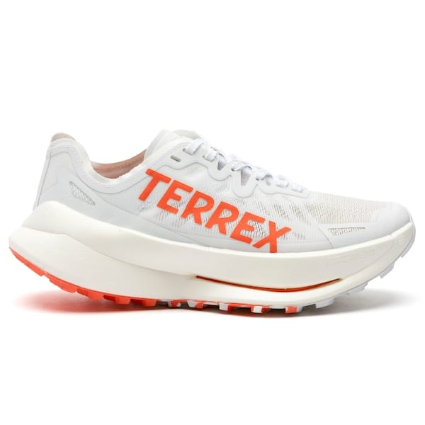 Vista principal Tênis Masculino adidas Terrex Agravic Speed Ultra Trail Running Adidas BRANCO/LARANJA