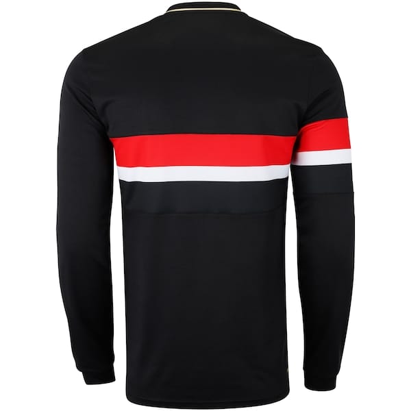 Vista 2 Camisa do São Paulo III 25/26 Torcedor Manga Longa New Balance Masculina New Balance PRETO/VERMELHO