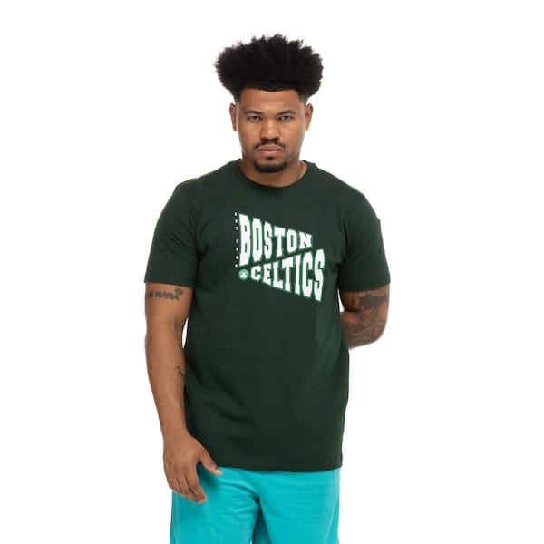 Vista principal Camiseta do Boston Celtics NBA Angles N0422 Masculina NBA VERDE