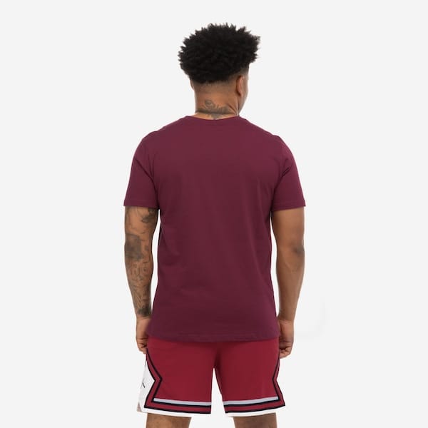 Vista 2 Camiseta do Miami Heat NBA Shield N0943 Masculina NBA VINHO