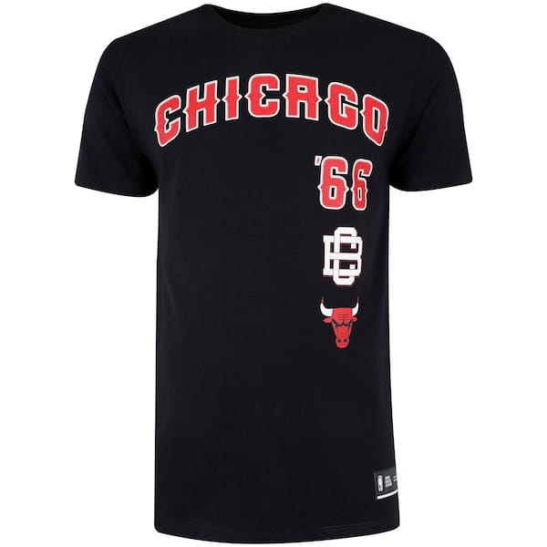 Vista principal Camiseta do Chicago Bulls NBA Ace N0949 Masculina NBA PRETO
