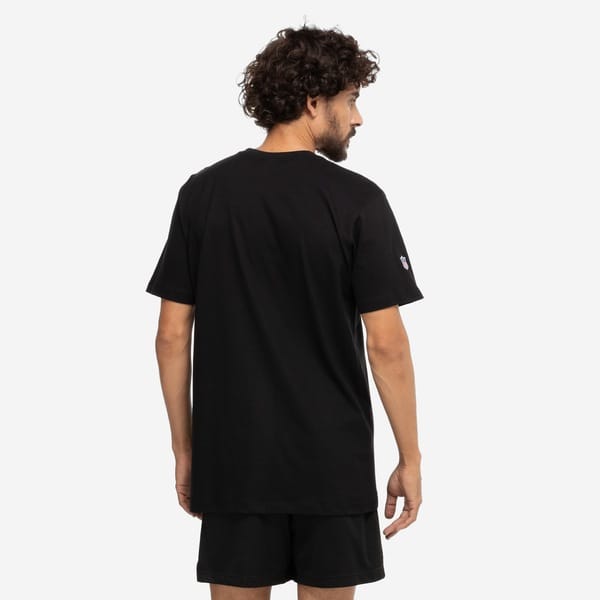 Vista 2 Camiseta NFL Shield NF209 Masculina NFL PRETO
