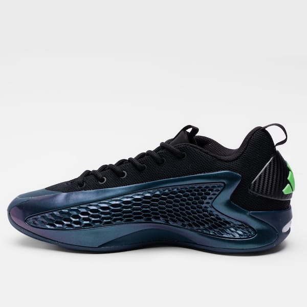 Vista 2 Tênis Unissex adidas Low Anthony Edwards Adidas PRETO/VERDE ESCURO