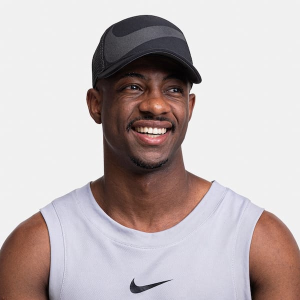 Vista 2 Boné Adulto Nike Swoosh Aba Curva Nike PRETO