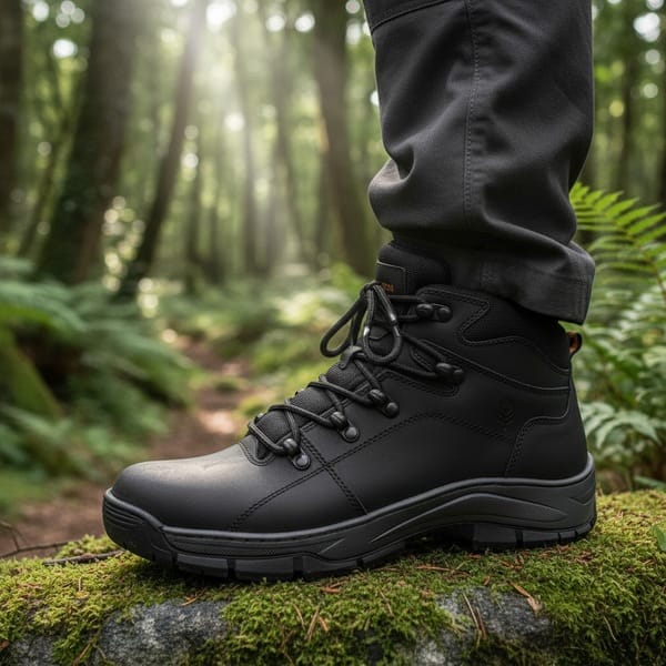 Vista 2 Bota Masculina Nord Picos Nord Outdoor PRETO