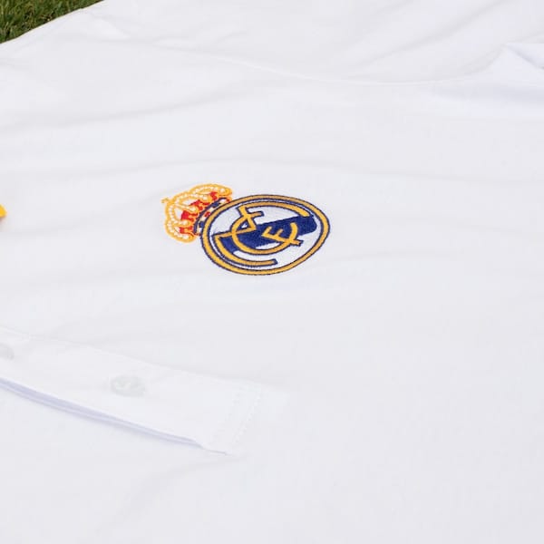 Vista 2 Camisa Polo Real Madrid Balboa Algodão Masculina Balboa BRANCO