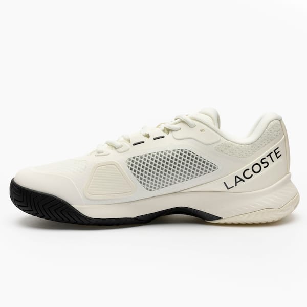 Vista 2 Tênis Masculino Lacoste Tech Point Lacoste OFF WHITE/PRETO