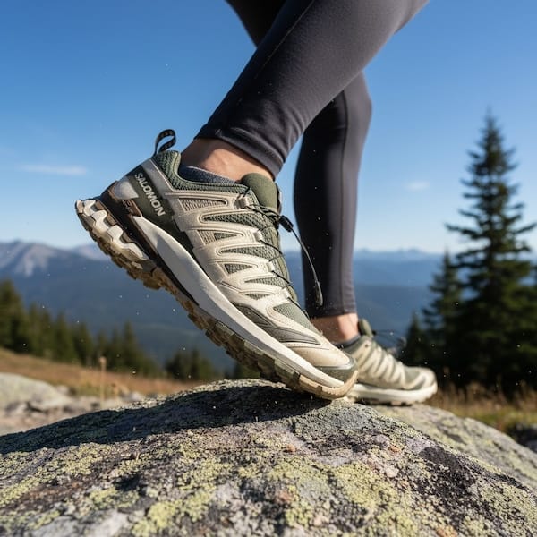 Vista 2 Tênis Masculino Salomon XA Pro 3D V9 Salomon VERDE/MARROM