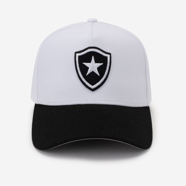 Vista 2 Boné Botafogo New Era 940 A-Frame Aba Curva Adulto new era BRANCO