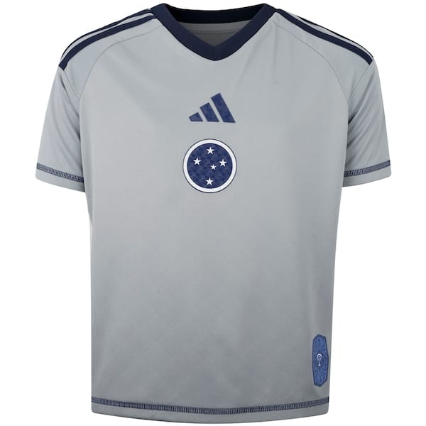Vista principal Camisa do Cruzeiro 25/26 Especial Goleiro adidas Juvenil Adidas PRATA