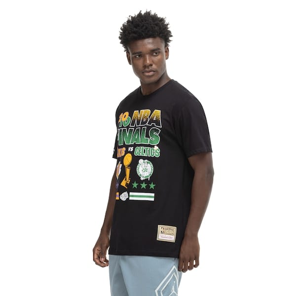 Vista principal Camiseta Mitchell & Ness Throwback NBA MN563 Masculina Mitchell And Ness PRETO