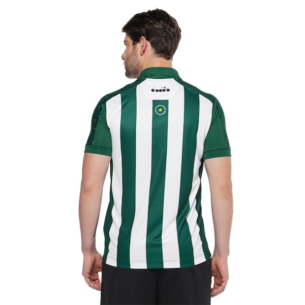 Vista 2 Camisa do Coritiba II 25/26 Torcedor Diadora Masculina Diadora VERDE/BRANCO