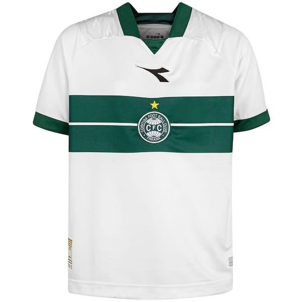 Vista principal Camisa do Coritiba I 26/27 Torcedor Diadora Infantil Diadora BRANCO