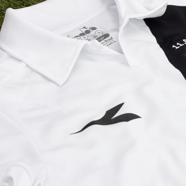 Vista 2 Camisa Ponte Preta I 25/26 Torcedor Diadora Feminina Diadora BRANCO