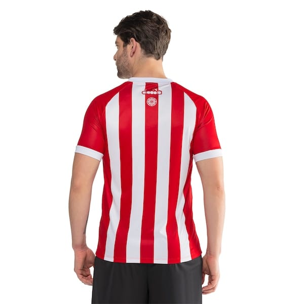 Vista 2 Camisa do Náutico I 25/26 Torcedor Diadora Masculina Diadora VERMELHO/BRANCO