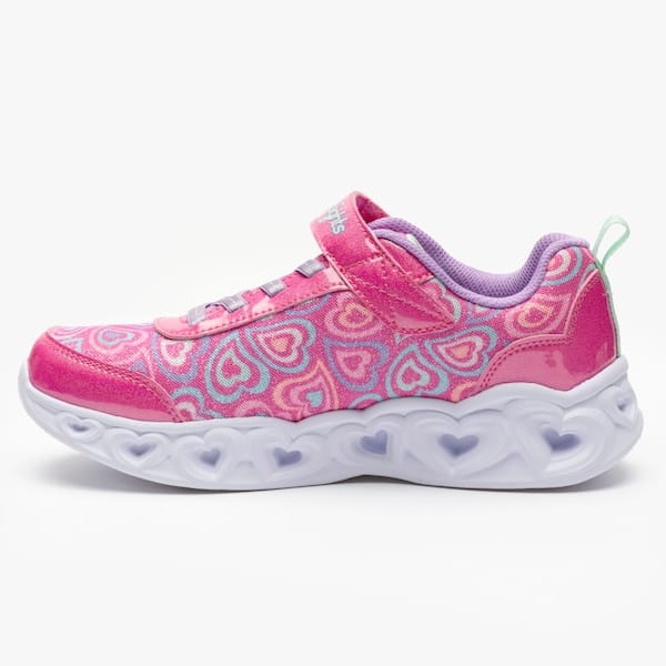 Vista 2 Tênis Infantil Skechers Heart Lights Boogie Love Skechers ROSA