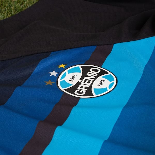 Vista 2 Camiseta do Grêmio Gradiente II Betel Masculina Betel PRETO