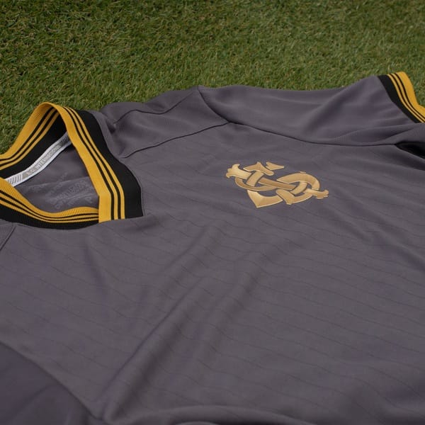 Vista 2 Camiseta do Internacional Power New II Betel Masculina Betel CINZA ESCURO