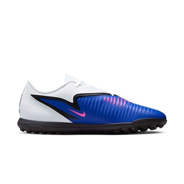 Vista principal Chuteira Society Adulto Nike Phantom 6 Club Nike AZUL/BRANCO